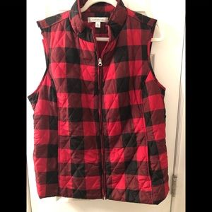 Buffaloe Plaid Womens Vest XL